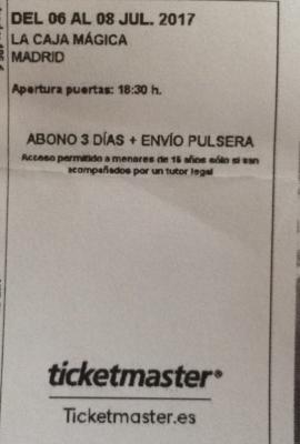 ABONO MAD COOL 2017 DE REGALO POR COMPRA DE BOLI BIC